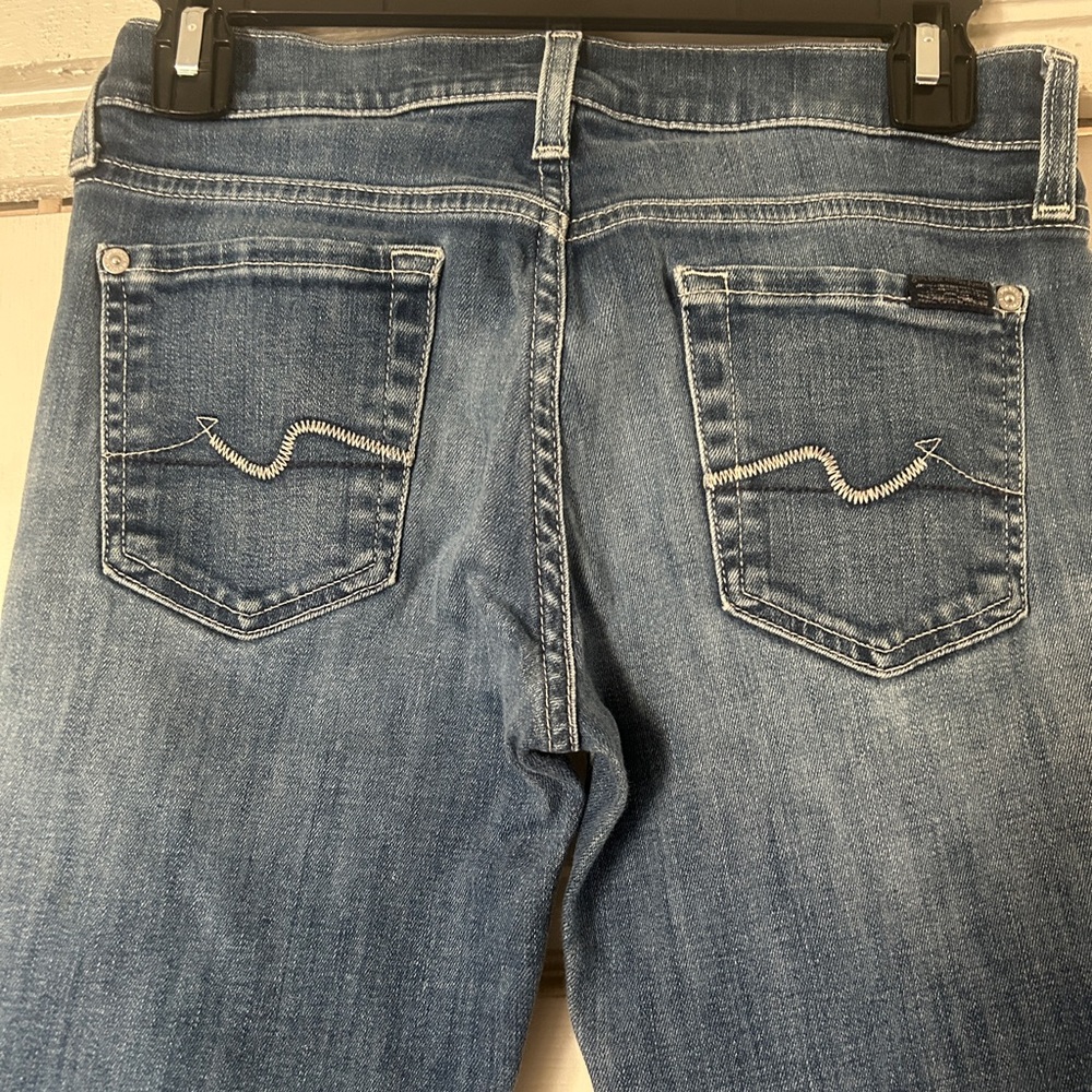 7 For All Mankind Medium Blue Bootcut Jeans